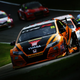 A photo of a Honda Civic racing at Brands Hatch.